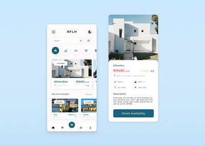 Real Estate App app app design app ui appdesign design figma interface iphone logo mobile ui uidesign uiux ux uxdesign vector