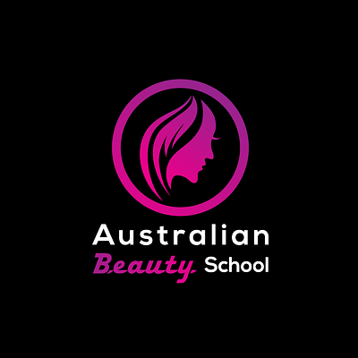 Australian Beauty School logo creative logo design flat logo illustration logo logo design minimal modern logo