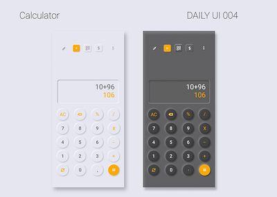 Caculator - DAiLY UI 004 caculator dailyui