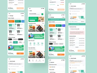 FITCO - Eat Packages app design eats figma healthy food ui ui design ux uxdesign