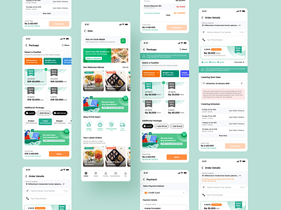 FITCO - Eat Packages app design eats figma healthy food ui ui design ux uxdesign