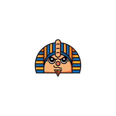 Phat Pharaoh branding cartoon design icon illustration logo mascot pharaoh pizza restaurant vector