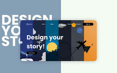 DESIGN YOUR STORY adobe adobexd animation art article branding concept design figma pinterest sign signin signup ui user experience user interface ux webpage webpage design