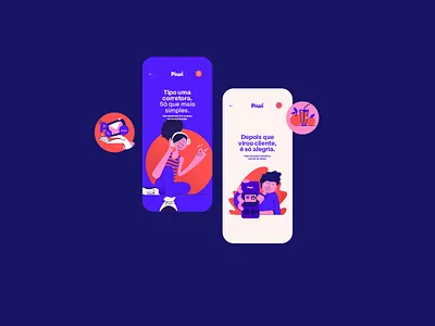 Piwi_ Brand Illustrations app branding design flat icon illustration minimal ui vector web