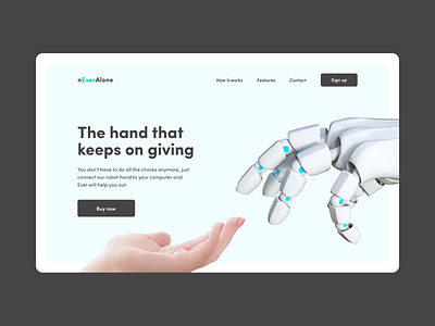 Day 26 of #30daysofwebdesign 30daysofwebdesign challenge concept daily daily ui figma figma design hero banner hero image hero section instagram robot shop ui ui design uidesign ux ux design webdesign webdesigner