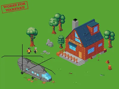 Example scene w4w 2d art character game art game asset pixel art sprite