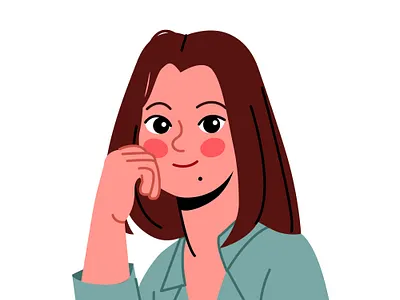 Portrait affinity affinitydesigner cartoon character cute dailyillustration girl illustration portrait vector