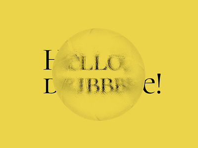 Hello Dribbble animation basketball first shot firstshot hello hello dribbble motion yellow