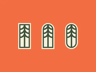 Happy Trees Icon Exploration art direction brand identity branding branding design debut design graphic graphic design icon icons iconset illustration illustrator logo minneapolis vector