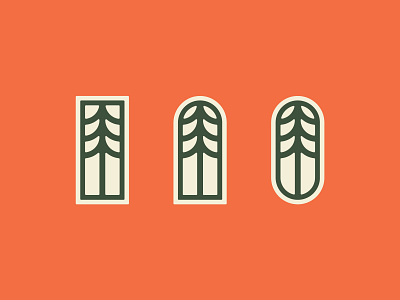 Happy Trees Icon Exploration art direction brand identity branding branding design debut design graphic graphic design icon icons iconset illustration illustrator logo minneapolis vector