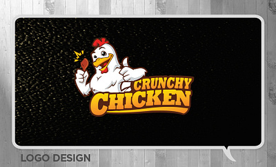 Logo For Crunchy Chicken design illustration illustrator logo vector