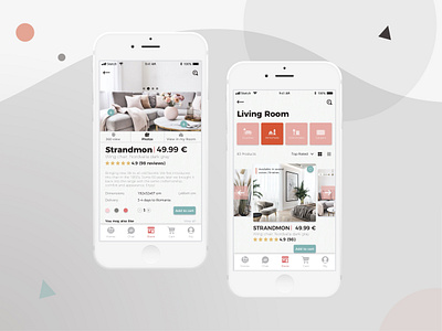 Chair's - Furniture and home decor app app app design ecommerce app flat ui furniture app home decor app ios ios app iphone minimal ui mobile mobile app mobile design mobile ui shopping app ui ui design user experience user interface ux