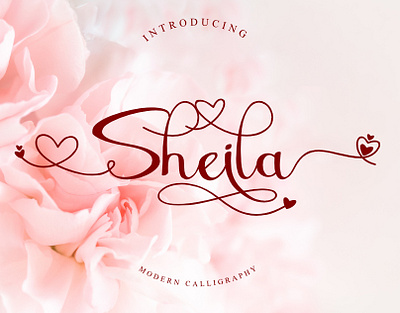 Sheila art design font fontandroid fontdesign fonts fontstyle fonty graphicdesign handlettering handwritten lettering popularfont trendingfont type typedesign typeface typography typographydesign weddingfont