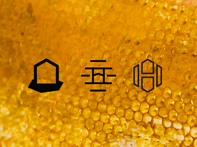 Brand exploration brand brand design brand identity branding exploration honey housing logo minimal wip work in progress