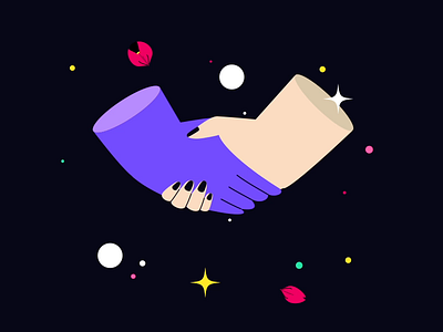 Deal 2danimation after effects animation character characteranimation deal hand hand shake handshake illustration motion design motion graphics