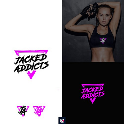 Jacked Addicts brand branding creative design ecommerce fiverr fiverr.com fiverrgigs flat graphic design logo logo designer minimal minimalist modern