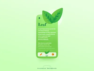 The Leaf carrot cookie figma gradient iconly