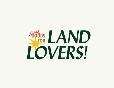 Land Lovers clean colorado goods land land lovers love pioneer planet earth