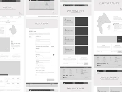 All the wireframes design draft flat design minimal minimalism ux website wireframe wireframes