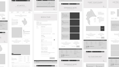 All the wireframes design draft flat design minimal minimalism ux website wireframe wireframes