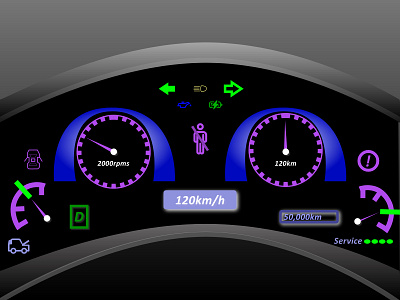 Day34 Car Dashboard car car dashboard daily daily 100 challenge daily ui dailyui dailyuichallenge dashboard dashboard design dashboard ui design illustraion ui vector vector illustration xd xd design