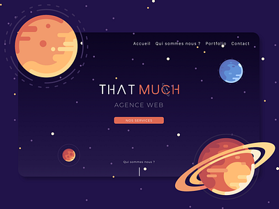 ThatMuch astrology astronomy flat flat design flatdesign illustration mars mercury minimal outer space planet saturn space stars ui vector venus web