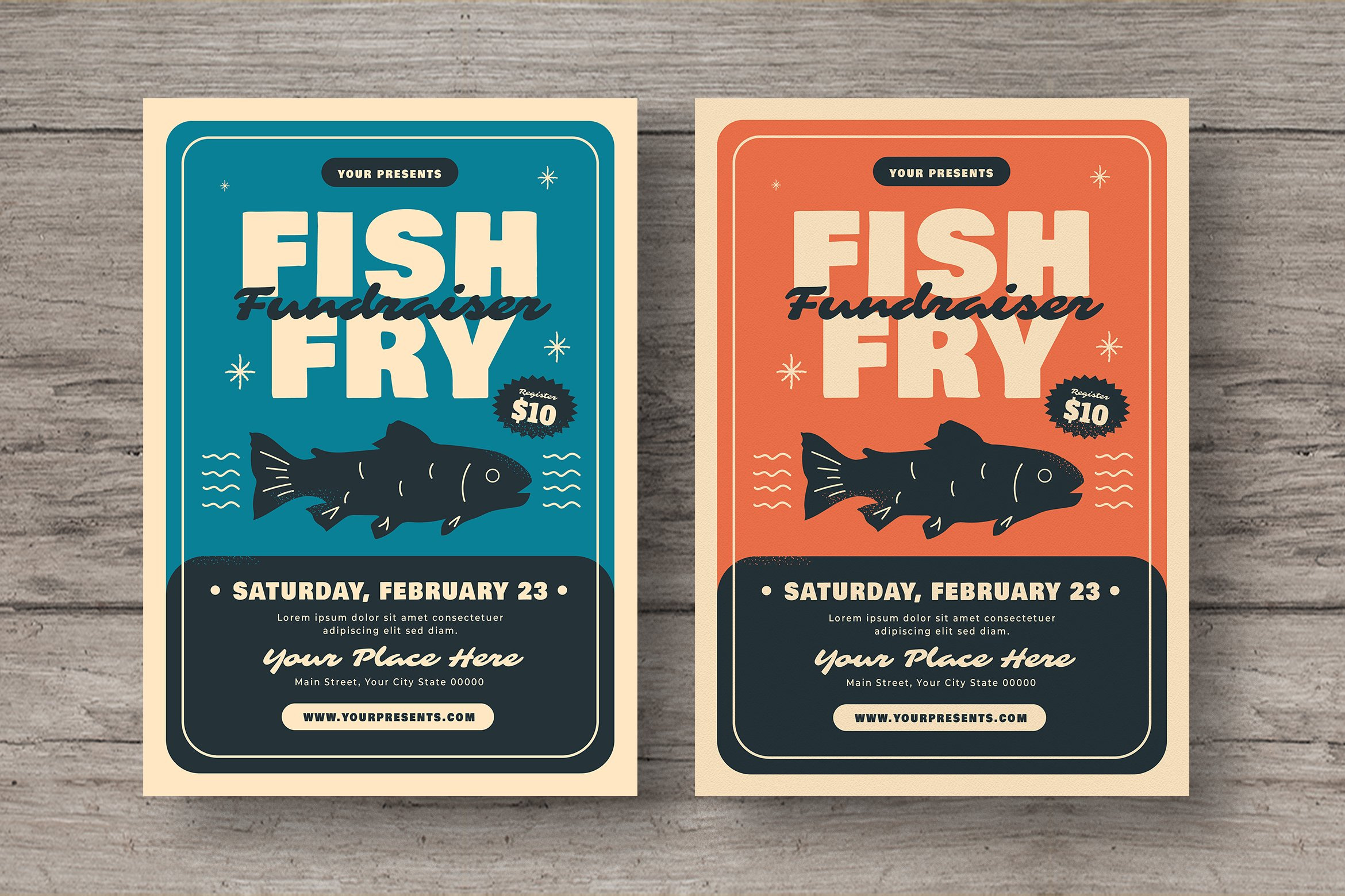 Fish Fry Fundraiser Flyer by lilynthesweetpea on Dribbble