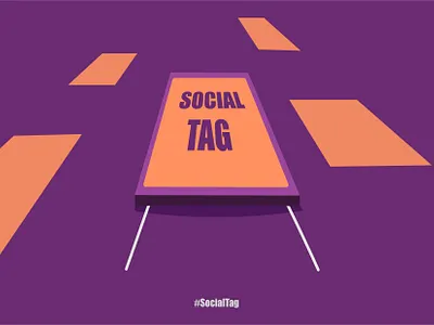 SOCIAL TAG CAMPAIGN animation art design flat graphic design illustration illustrator logo ui vector