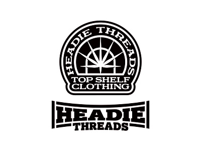 Headie Threads Badge Designs apparel apparel design badge badge design bold brand brand design brand identity branding cannabis logo logodesign logos logotype merch merch design skate vanguard weed