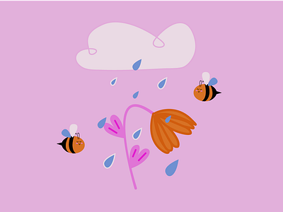 FLOWER art design flat graphic design illustration illustrator minimal vector web website