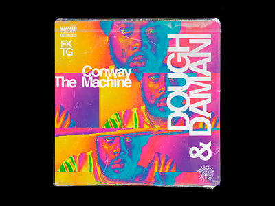 Conway The Machine Dough & Damani cover art cover artwork cover design design art illustration music music art poster art poster design trap