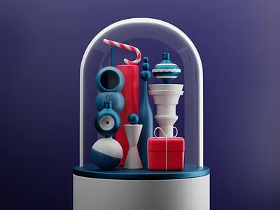 Merry Xmas by UXDN 3d 3d art 3d artist 3dsmax art art direction artist artwork christmas christmas card christmas tree illustraion illustration illustration art illustrations illustrator uxdn xmas xmas party