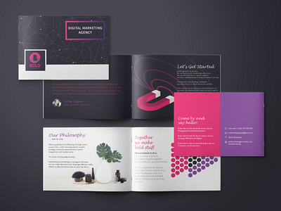 BOLD Marketing and Design Company Profile Design