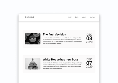 Daily UI :: 051 - Press Page alignment design flat minimal press press kit press page ui web website