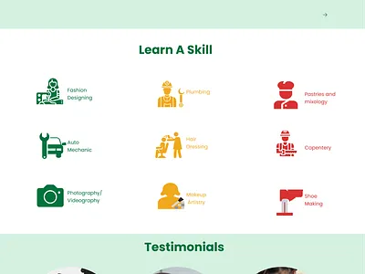 SKILLS4AFRICA HERO SECTION hero image homepage web app