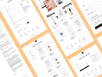 Deciem Ecommerce black and white categories cosmetic cosmetic ecommerce cosmetic packaging cosmetic shop ecommerce ecommerce shop landing ui ui design webdesign