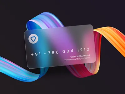 Glass Business Card Design branding business card card design figma figma design figmadesign glass bottle glass bottle mockup glass card glass effect halo lab illustration logo photoshop rebound rebranding symbol symbol icon trending