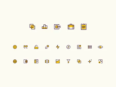 Iconic brand design brand development branding focus lab icon iconography icons identity