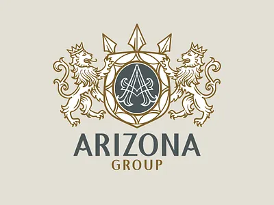 Arizona coat of arms emblem logo heraldic vector
