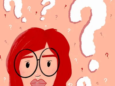 Yet another selfie cream digital art digital illustration illustration illustrator pink procreate red white woman