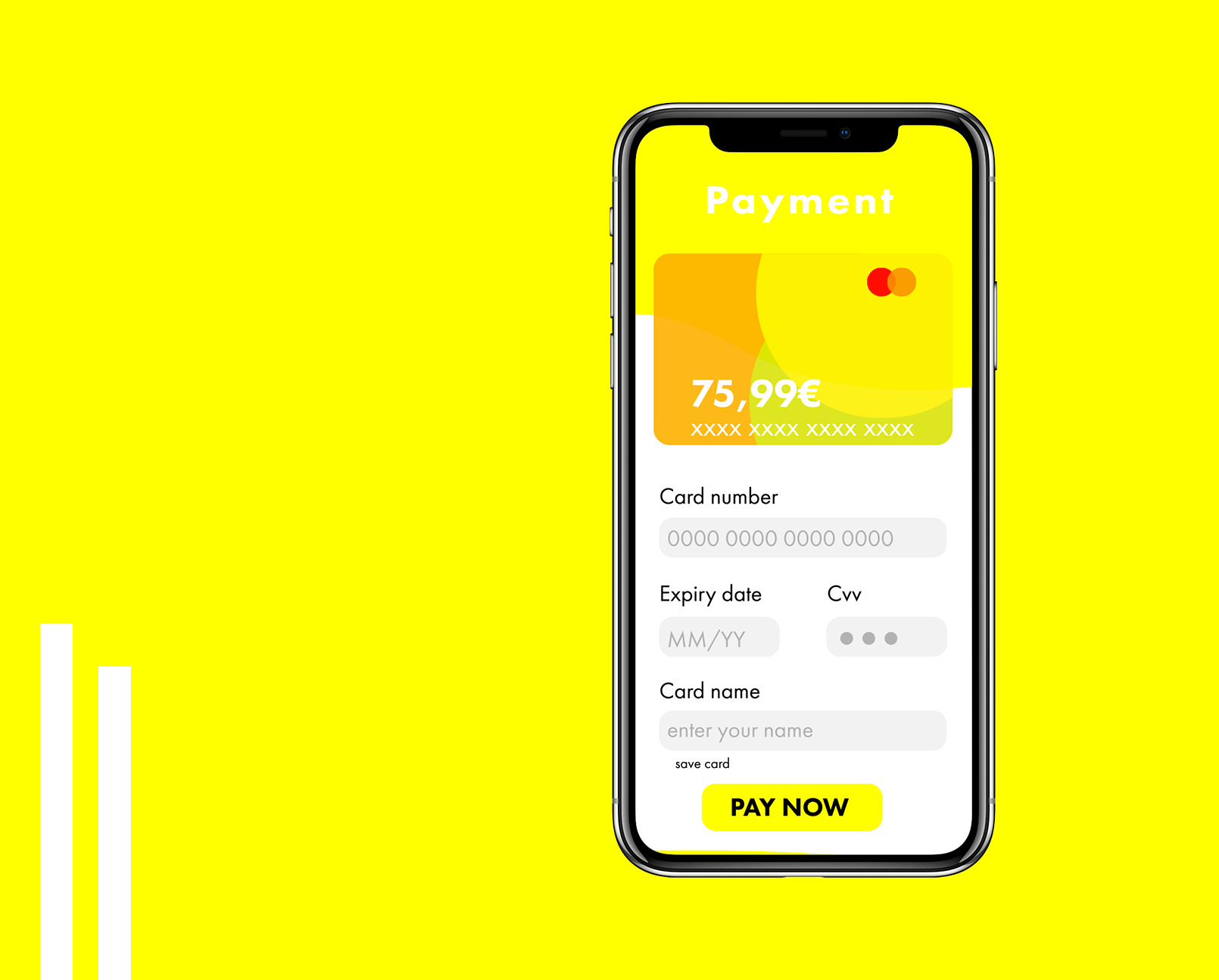 Daily UI #002 002 color daily ui 002 dailyui graphic illustration payment yellow