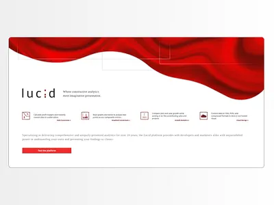 Lucid Design desktop design icon icon set iconography landing page concept landing pages logo minimal mobile ui responsive design typography ui ux vector