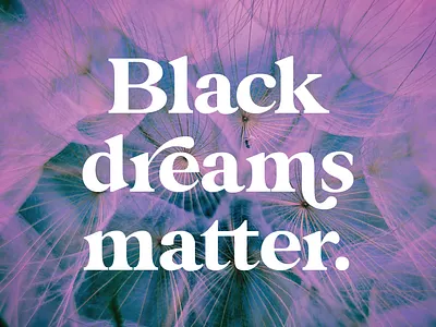 Black Dreams Matter activism adobe black lives matter blm colorful design graphic design illustration illustrator psychedelic social justice typography