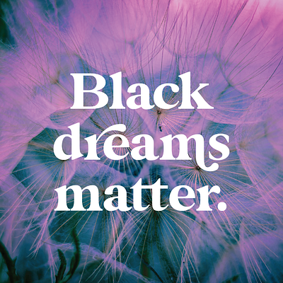 Black Dreams Matter activism adobe black lives matter blm colorful design graphic design illustration illustrator psychedelic social justice typography