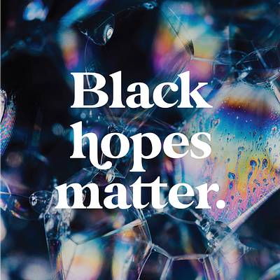 Black Hopes Matter activism adobe black lives matter blm colorful design graphic design holographic illustration illustrator oil psychedelic typography