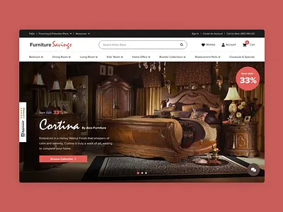 Furniture Savings - Homepage Design ecommerce ecommerce design ecommerce shop ecommerce website ecommerce website design furniture furniture ecommerce furniture store furniture website ui ui ux ui design uidesign uiux web web design webdesign website website design