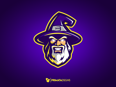 Wizard bruxo design dribbble e sports esports esports logo illustration logo magic sport logo sports logo vector art wizard wizards