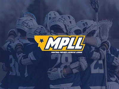 Montana Premier Lacrosse League - Alternate Logo adobe illustrator brand branding design lacrosse logo minimal vector