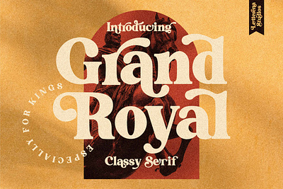 Grand Royal - Luxury Serif Font branding design font font design fonts icon illustration lettering logo script font typography