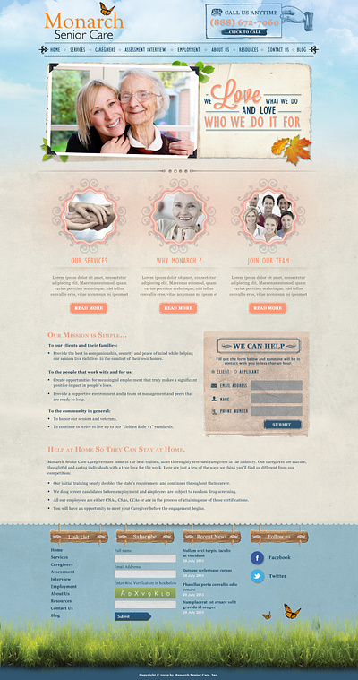 Monarch design webdesign website design